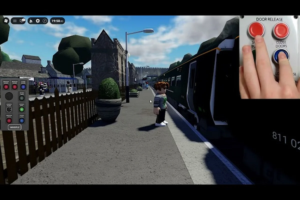 British Railway Robloxのドア操作ガイド:インターホン&カメラモード