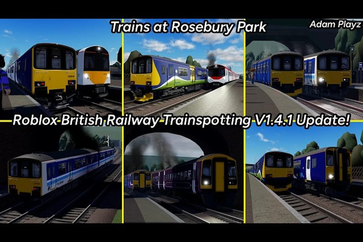 British Railway Roblox 踏切駅:駅と路線